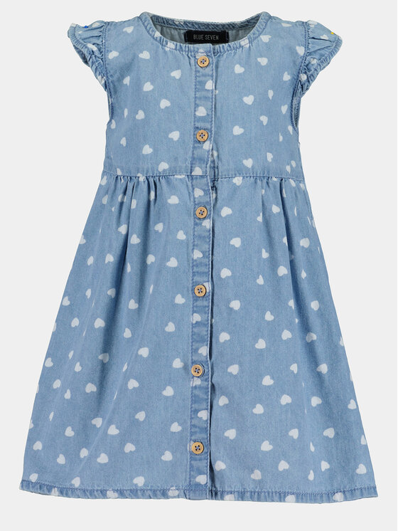 Blue Seven Blue Seven Повсякденна сукня 919054 X Голубий Regular Fit