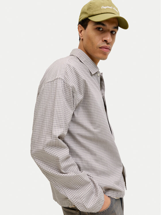 Jack & Jones Jack & Jones Košile Austin 12277479 Béžová Loose Fit