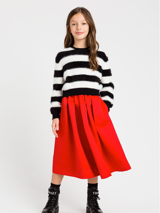 TWINSET TWINSET Sweter 232GJ3680 Biały Regular Fit