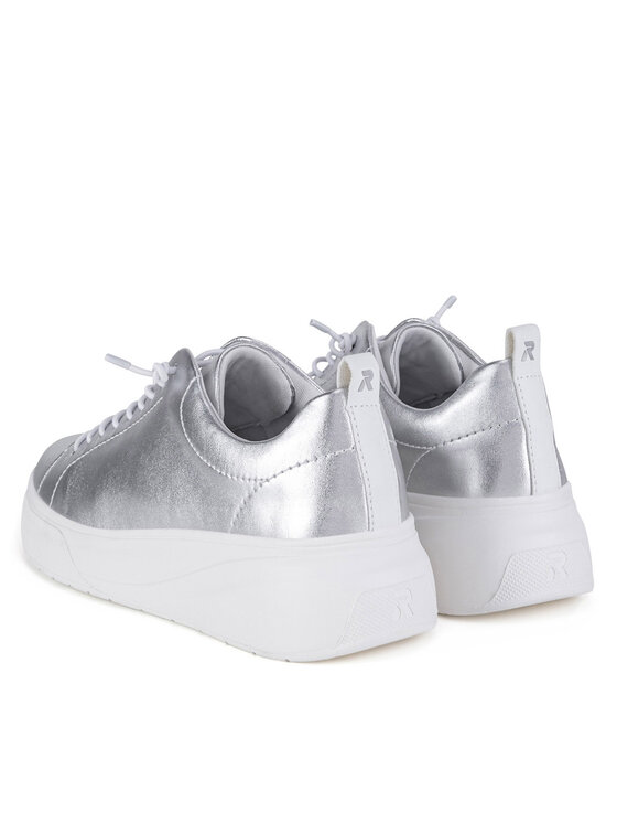 Rieker Revolution Lifestyle Rieker Revolution Lifestyle Īsi apavi W2301-90 Sudraba