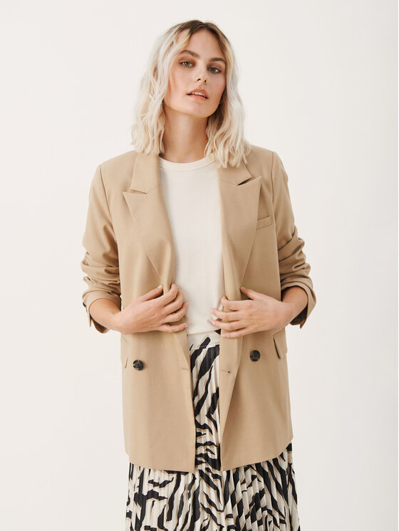 Blazer Sonjas 30307441 Beige Regular Fit