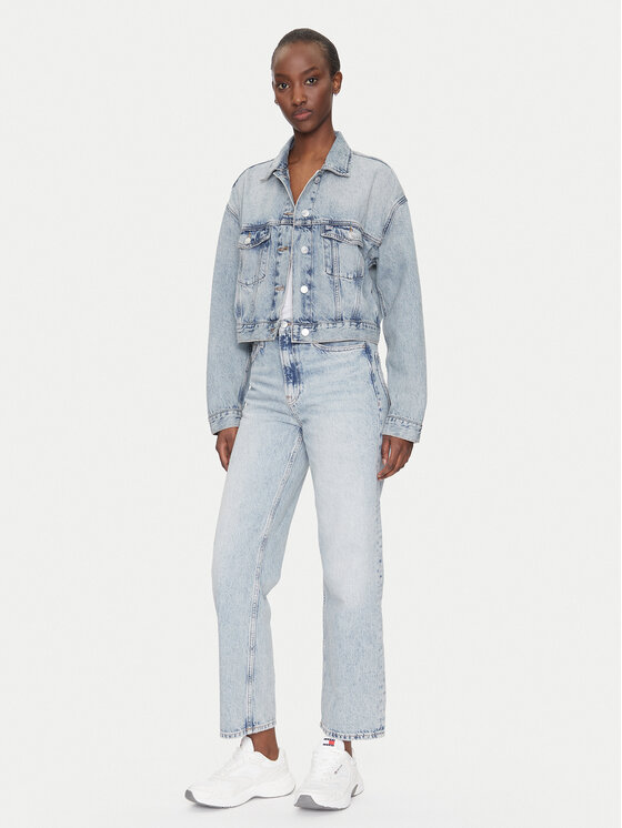 Tommy Jeans Tommy Jeans Geacă de blugi DW0DW21289 Albastru Regular Fit