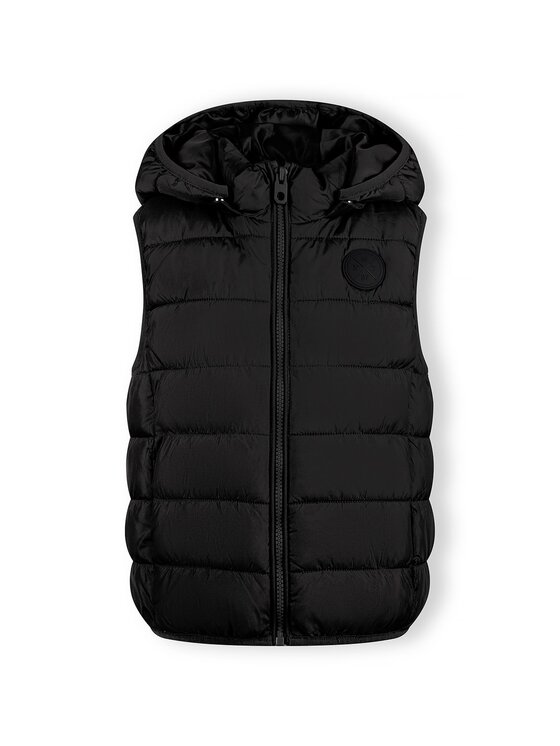 minoti minoti Kamizelka 17GILET 6 Czarny Regular Fit