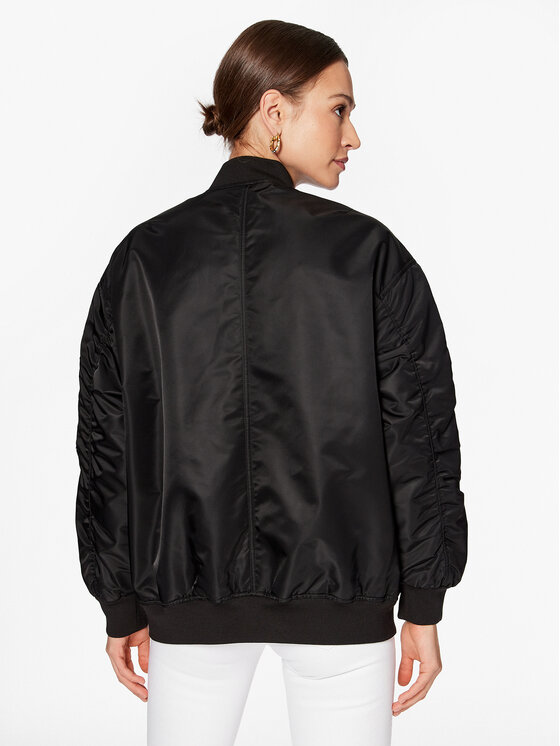 Calvin Klein Jeans Calvin Klein Jeans Μπόμπερ μπουφάν J20J221082 Μαύρο Oversize