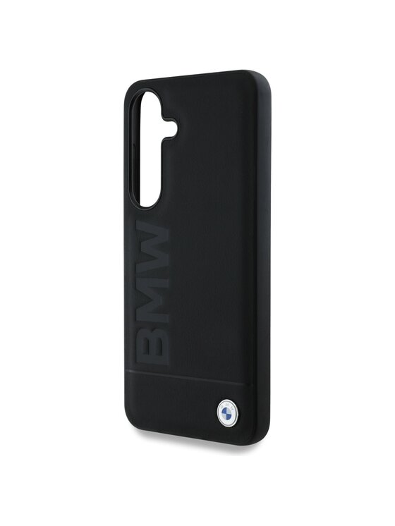 BMW Motorsport BMW Motorsport Etui na telefon Leather Big Wordmark Czarny