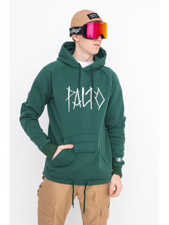 Palto Palto Bluza Logo Zielony Comfort Fit