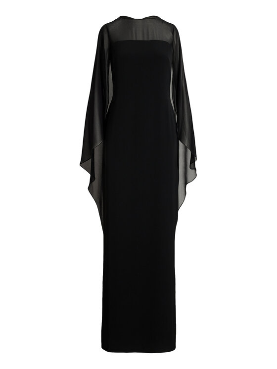 LAUREN RALPH LAUREN LAUREN RALPH LAUREN Estélyi ruha 253951606001 Fekete Slim Fit