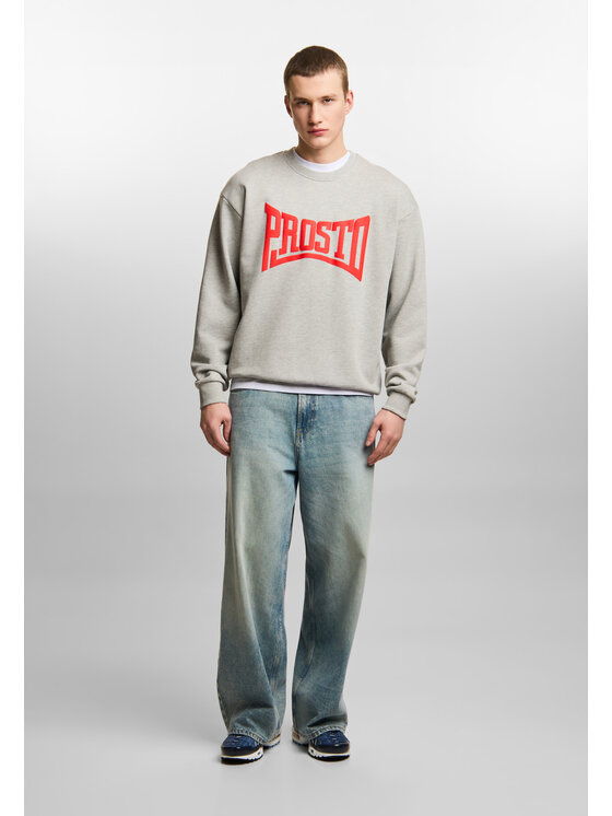 PROSTO. PROSTO. Bluza Ever KL261MSWE1041 Szary Oversize