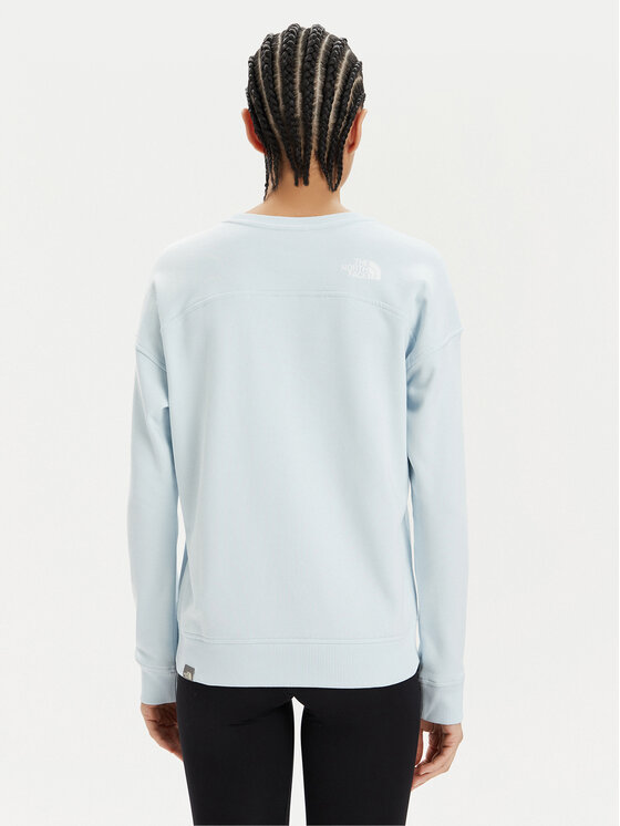 The North Face The North Face Majica dugih rukava Drew Peak Crew NF0A3S4G Svijetloplava Regular Fit