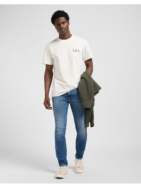 Lee Lee Jeansy RIDER Niebieski Slim Fit