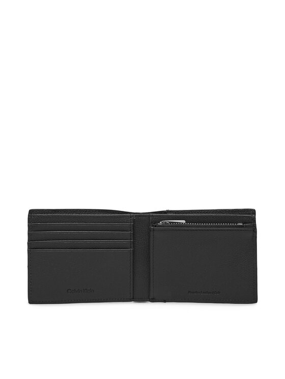 Calvin Klein Calvin Klein Μεγάλο Πορτοφόλι Ανδρικό Micropebble Billfold W Coin LV04D1033G Μαύρο