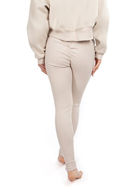 DKaren Sport DKaren Sport Legginsy DK-K-B13 Beżowy Classic Fit