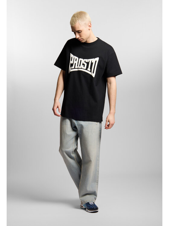 PROSTO. PROSTO. T-Shirt Ever KL261MTEE1143 Czarny Oversize