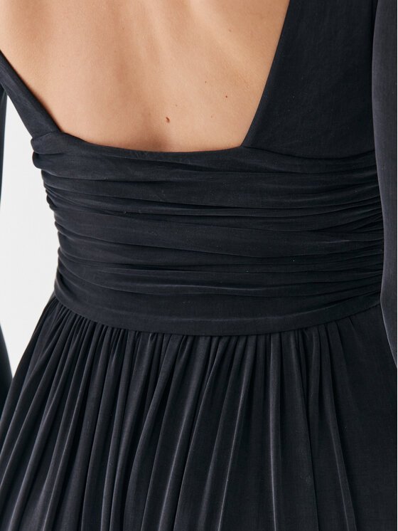 Elisabetta Franchi Elisabetta Franchi Vakarinė suknelė AB-399-36E2-V800 Juoda Regular Fit