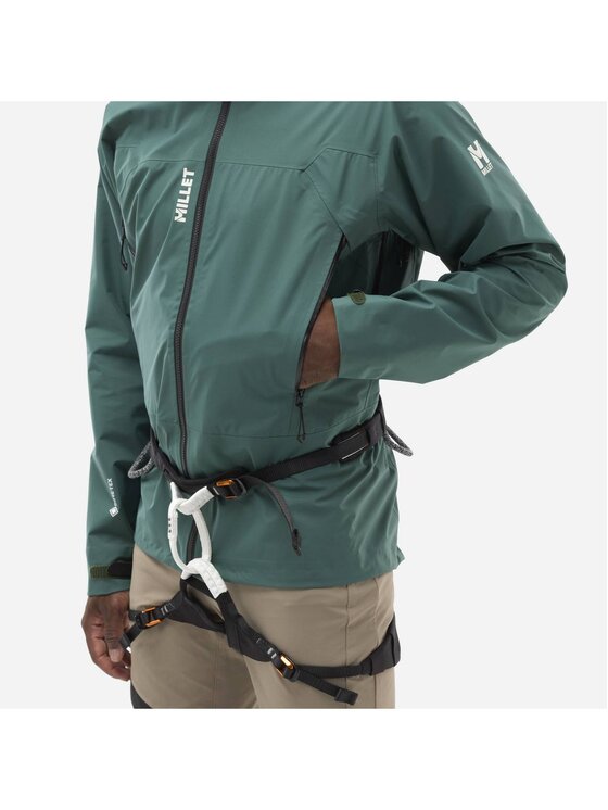 Millet Millet Kurtka przeciwdeszczowa Kamet Light Gtx Jkt M Zielony Active Fit