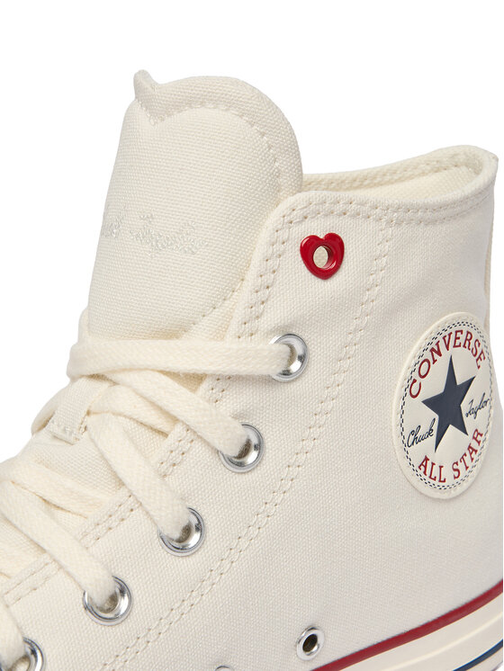 Converse Converse Plátěnky Chuck Taylor All Star Hearts A19055C Bílá