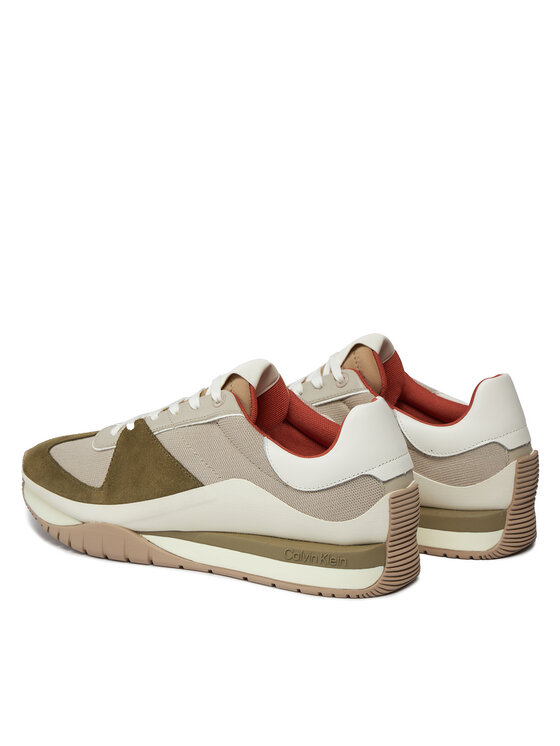 Calvin Klein Calvin Klein Sneakers Low Top Lace Up HM0HM01286 Verde
