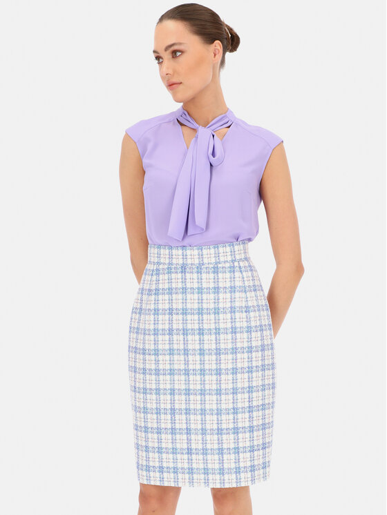 L’AF L’AF Spódnica Madonna Biały Slim Fit