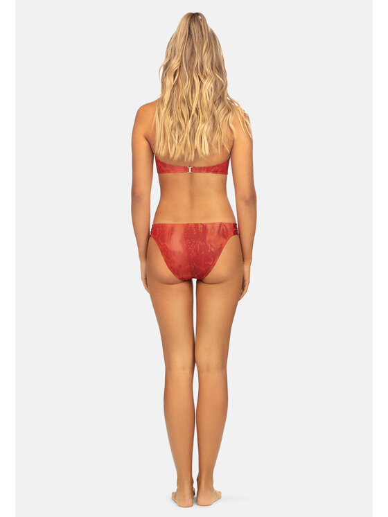 Miss Lou Miss Lou Bikini ML043 Pomarańczowy