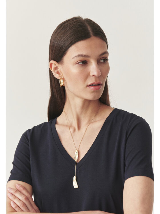 TATUUM TATUUM T-Shirt LISA Granatowy V-Neck Fit