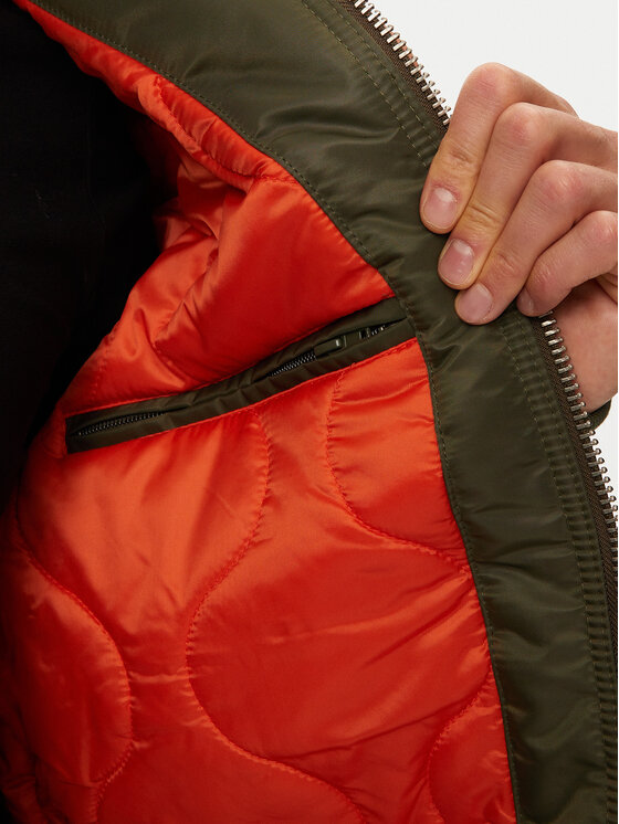 SCHOTT N.Y.C. SCHOTT N.Y.C. Μπόμπερ μπουφάν 210100RS Πράσινο Regular Fit