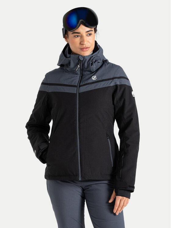 Dare2B Giacca da sci Flurry DWP594 Nero Regular Fit, taglia : 14