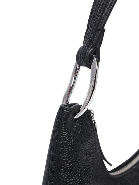 Calvin Klein Calvin Klein Rankinė Slouchy Leather Shoulder Bag LV04F3657G Juoda