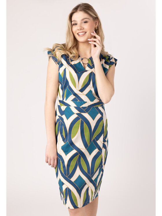 QUIOSQUE QUIOSQUE Letní šaty Quiosque 4UB027926 Barevná Regular Fit