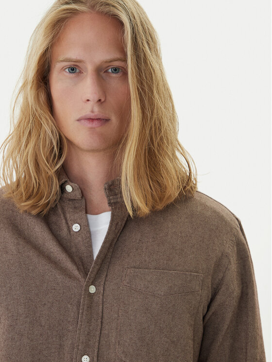 Jack & Jones Jack & Jones Hemd Blubrook 12282353 Beige Regular Fit