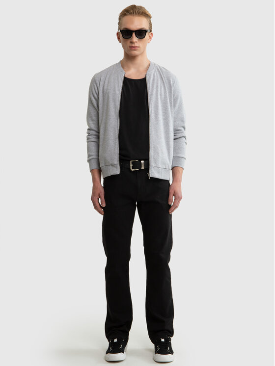 BIG STAR BIG STAR Bluza RAIDEN Szary Basic Fit