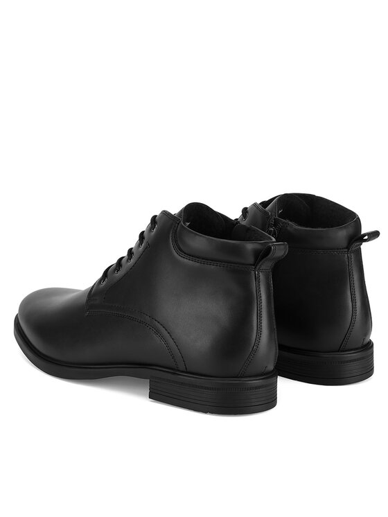 Lanetti Lanetti Schnürschuhe DURAIN-03S MI08 Schwarz