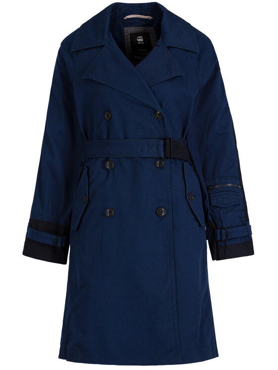 G-Star Raw G-Star Raw Trenčkot D14770-B300-1305 Mornarsko modra Regular Fit