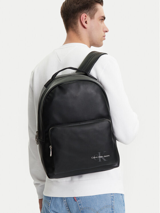 Calvin Klein Jeans Calvin Klein Jeans Plecak Mono Logo Backpack 40 LV04G3042G Czarny