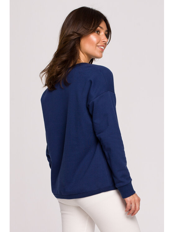 BeWear BeWear Mikina B225 Modrá Comfort Fit