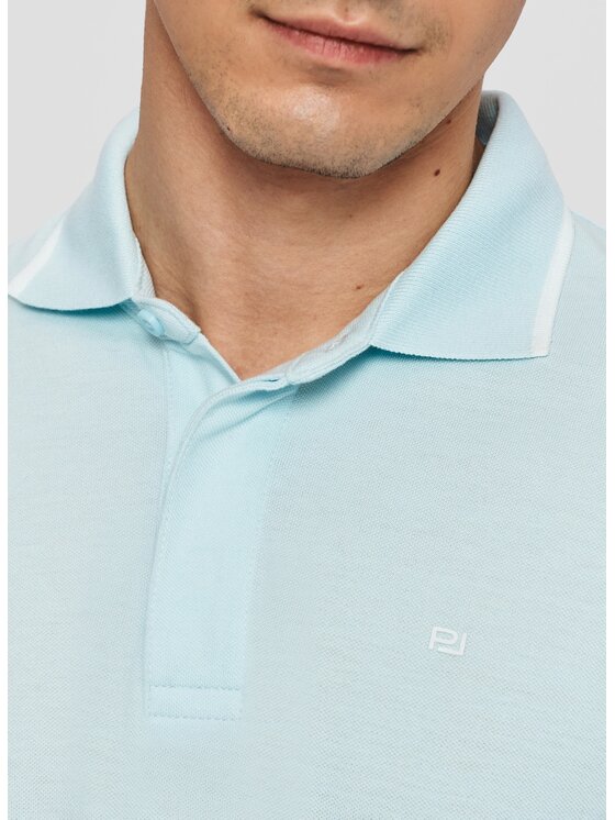 Pako Lorente Pako Lorente Polo P26SF-TX-018 Niebieski Classic Fit