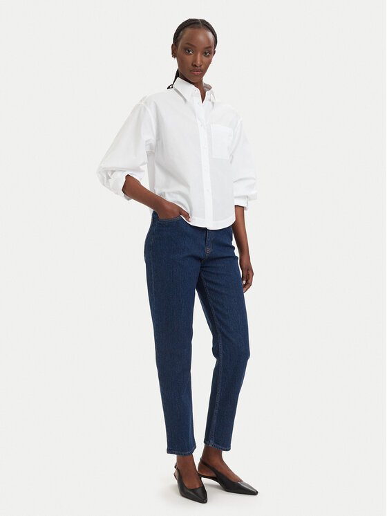 HUGO HUGO Džinsai Noe_B 50547418 Tamsiai mėlyna Mom Fit