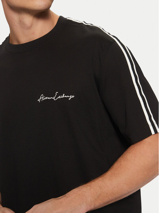 Armani Exchange Armani Exchange Футболка 8NZTSG ZJ9AZ 1200 Чорний Regular Fit