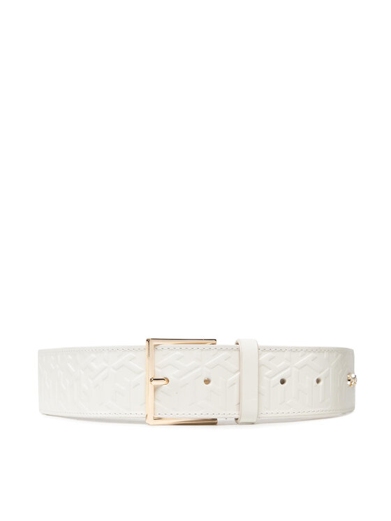 Tommy Hilfiger Tommy Hilfiger Cintura da donna Signature Monogram Waist 4.5 AW0AW11144 Bianco