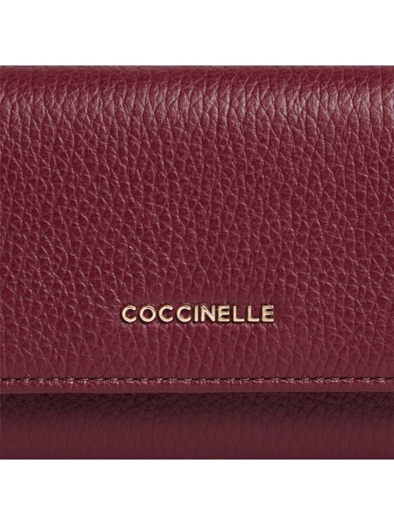 Coccinelle Coccinelle Portafoglio Metallic 1 Bordeaux