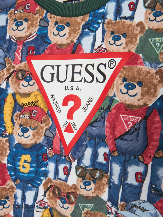 Guess Guess Džemperis N5RQ03 KA6R4 Spalvota Regular Fit