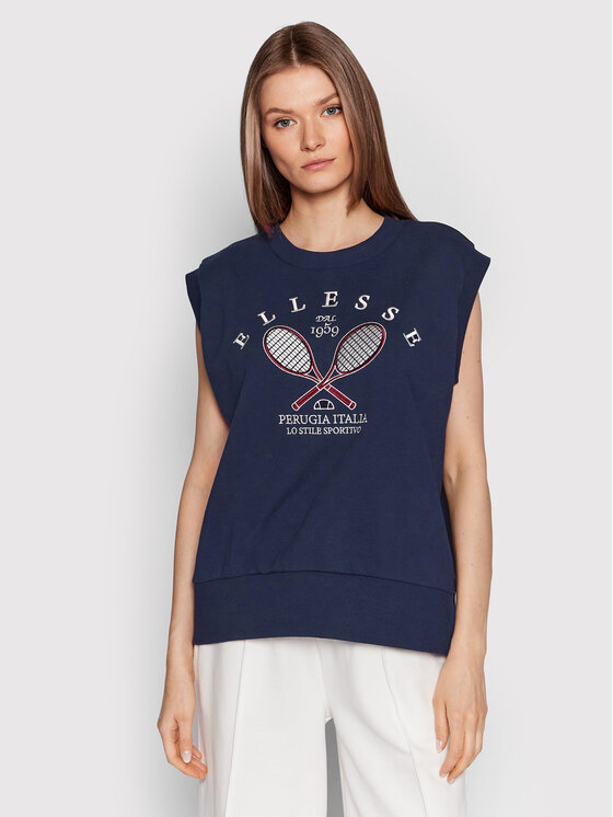 Ellesse Bluză Cher SGM14122 Bleumarin Relaxed Fit