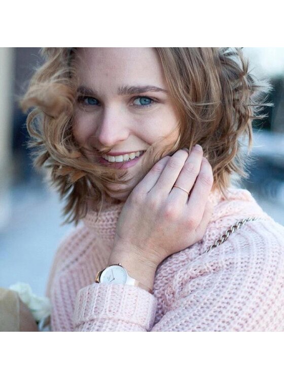 Obaku Obaku Zegarek V173LXVWMV Różowe złoto