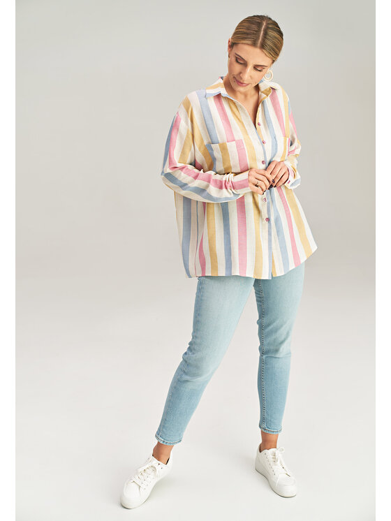 FIGL FIGLFIGL Camicia M1024 Multicolore Regular Fit