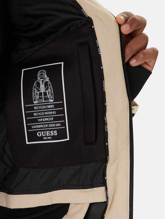 Guess Guess Geacă de schi M5BL0N WF182 Bej Regular Fit