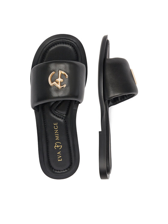 Eva Minge Eva Minge Ciabatte POPPY-LT102-13 Nero