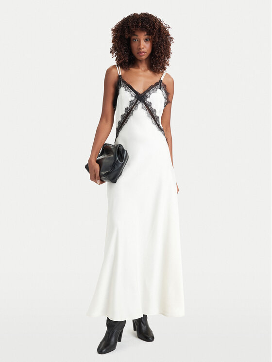 Nine West Nine West Coctailkleid 62SUD1111 Creme Regular Fit