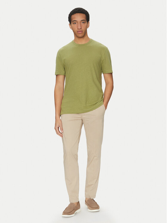 BOSS BOSS Chinosy H-Kaiton1 50540650 Beżowy Slim Fit