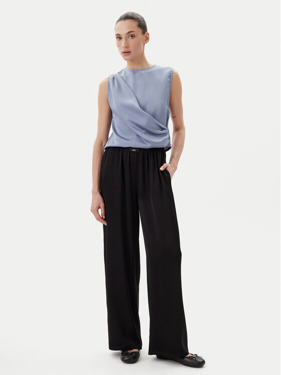 Eleh Eleh Bluza ESS250183 Modra Regular Fit