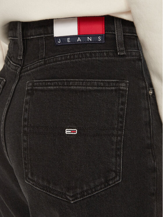 Tommy Jeans Tommy Jeans Džinsi DW0DW20369 Melns Mom Fit