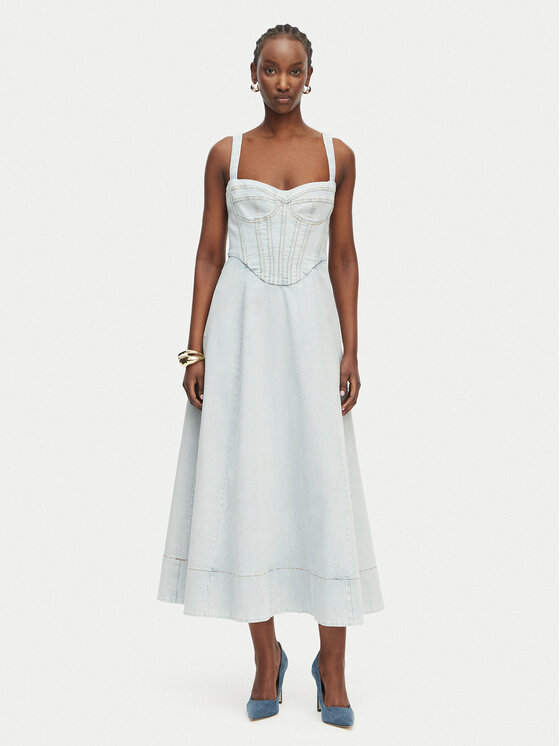 Bardot Bardot Φόρεμα τζιν Lilah 91413DB2 Μπλε Regular Fit